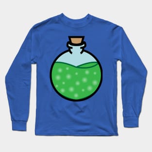 DIY Single Green Potion or Poison for Tabletop Board Games Long Sleeve T-Shirt